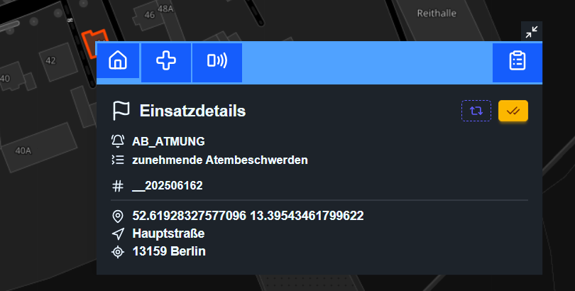 Alarmierter Einsatz